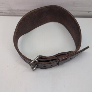 BOLLINGER Weight Lifting Belt MEDIUM Leather‎ Body Building 34-38 Made in Mexico